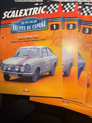14 Fascículos Scalextric Rally de España