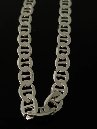 Cadena plata vieja 925 peso18.36g.