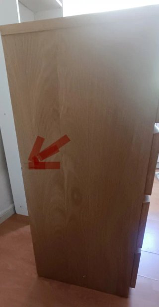 Cómoda Malm IKEA Roble