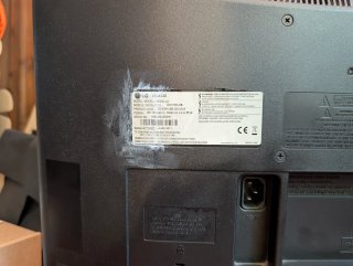 LG Monitor/TV Negro