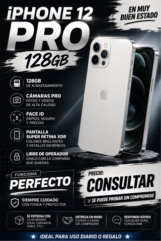 iPhone 12 Pro 128GB Plata