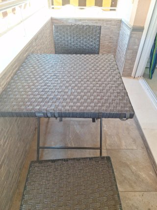 Mesa  y sillas de terraza