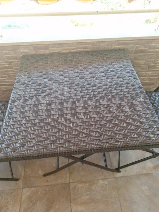 Mesa  y sillas de terraza