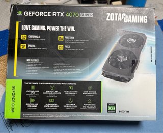 ZOTAC GAMING GeForce RTX 4070 SUPER Twin Edge 12GB