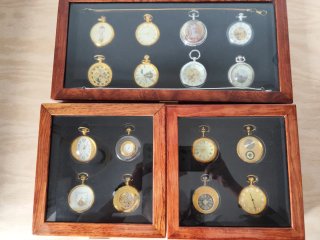 Colección de relojes de bolsillo de época