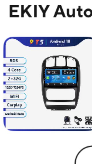 Radio Android GPS + Control A/C y carcasa