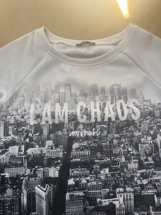 Sudadera vintage I’m Chaos de Kakao talla S