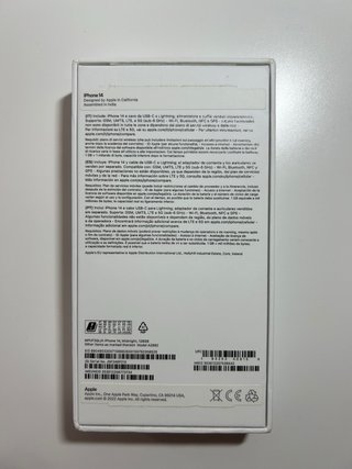 iPhone 14 128GB Negro Medianoche