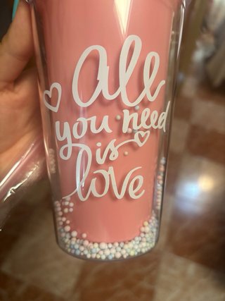 Vaso unicornio con pajita y tapa