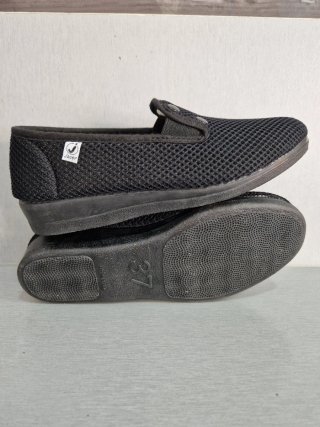 Zapatillas Malla Negras Talla 37 Nuevas