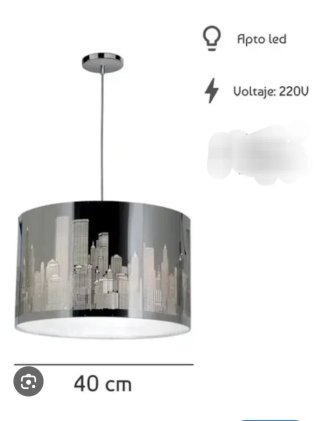 Lámpara Colgante Diseño Skyline