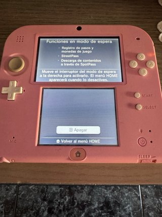 Nintendo 2DS Beige y Rojo