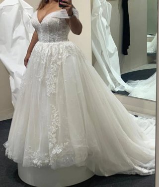 Vestido de Novia Corte Princesa. Temporada 2025
