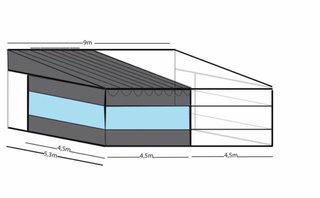 Carpa Comedor Exterior 45 m²