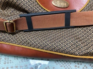 Bolso de viaje Dustin marrón y dorado