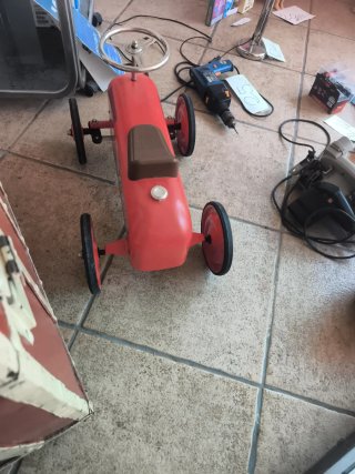 Correpasillos Coche Antiguo Rojo