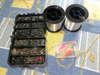 Completísimo lote de pesca.