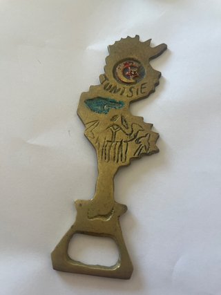 Abrebotellas Túnez Mapa Bronce