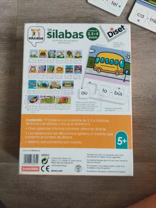 Juego Educativo Diset Las Sílabas