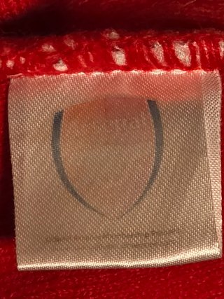 Gorro de lana Arsenal rayas rojas y blancas