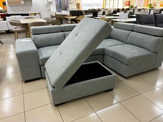 Sofá Rinconera convertible en cama con arcón