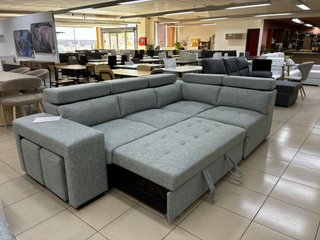 Sofá Rinconera convertible en cama con arcón