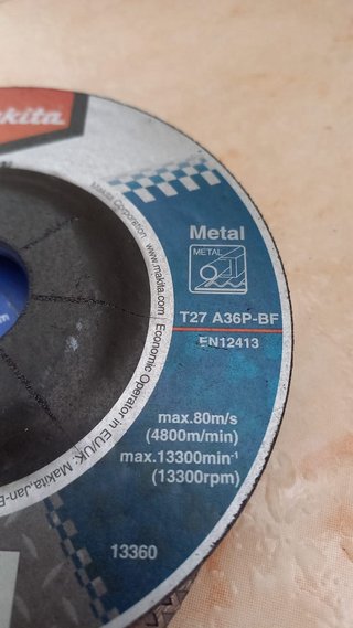 Radial Makita con discos
