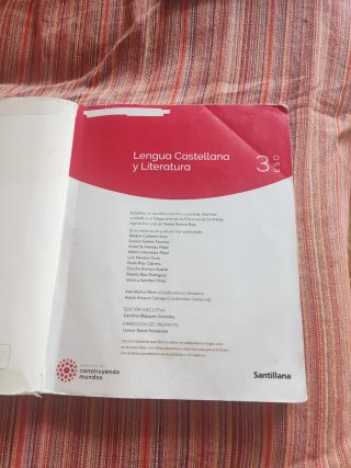 3ESO LENGUA Y LITERATURA CM SANTILLANA