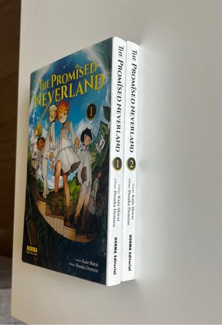 Lote The Promised Neverland Vol. 1 y 2 Manga