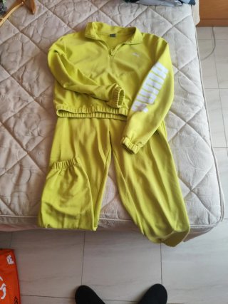 Chándal Puma Amarillo Flúor Talla M