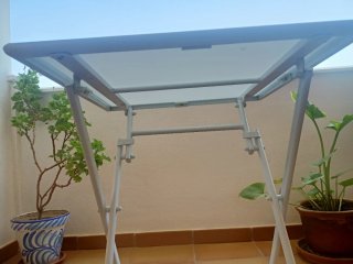 Mesa y 2 Sillas Plegables Exterior