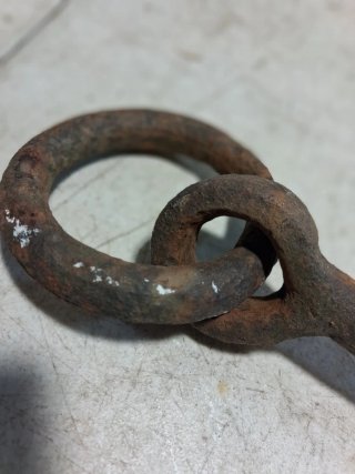MUY ANTIGUA ANCLA FORJA HERRERO B ESTADO