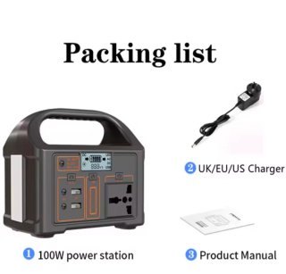 Generador Solar Portátil 100W 24000mAh