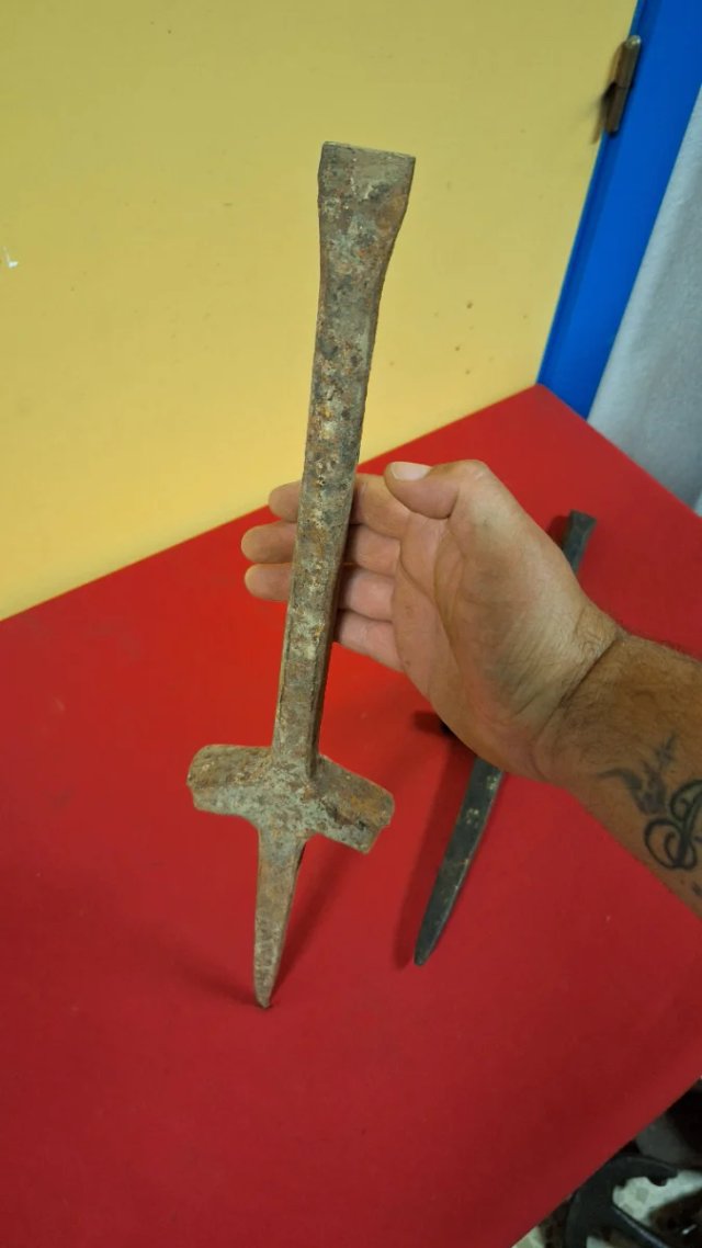 Bigornias antiguas para afilar