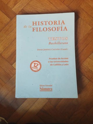 Historia de la filosofía textos : bachillerato
