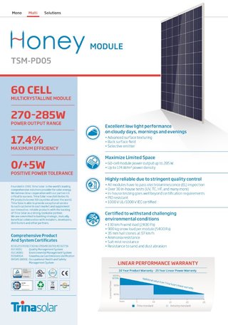 Instalación solar fotovoltaica, 33KWp + Inversor