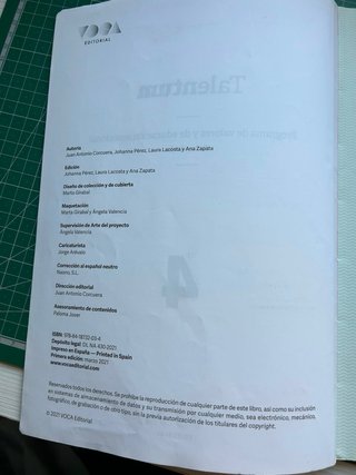 Talentum, 4 Secundaria programa de valores y de...