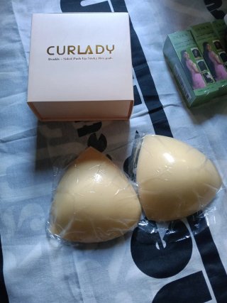 Sujetadores Push Up Adhesivos Curlady copa D