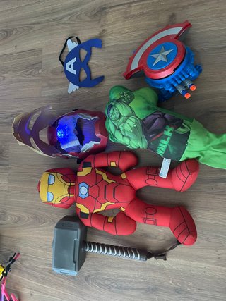 Lote Juguetes Superhéroes Marvel