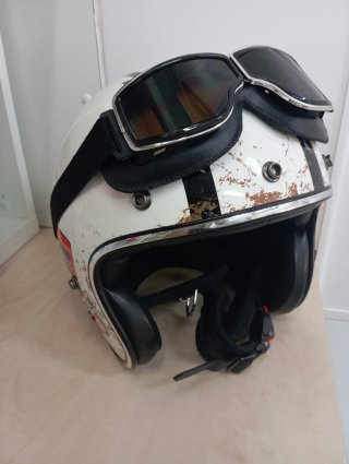 Casco Jet CFR Vintage Talla XL