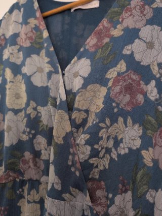 Vestido floral Mango talla 2XL
