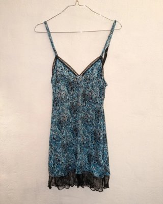 Camisón lencero con encaje