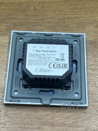Interruptor Tactil luz pared BSEED