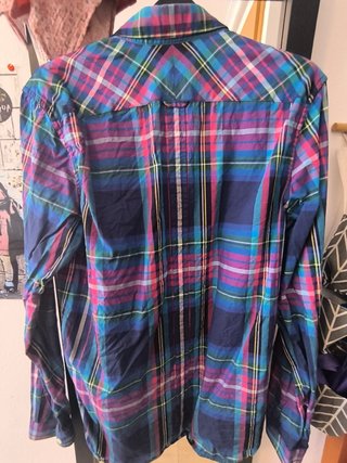 Camisa Fred Perry cuadros multicolor Talla S