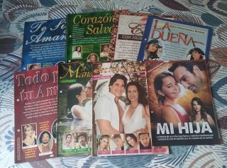 LOTE COLECCIONABLES DE TELENOVELAS.