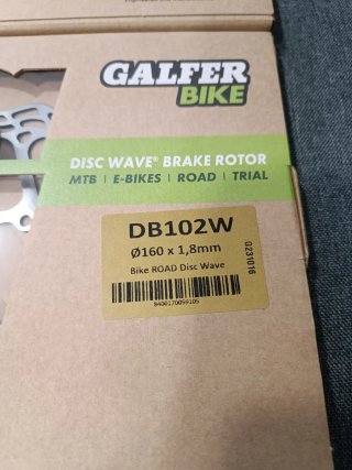 Disco Freno 160 Galfer Disc Wave DB102W nuevos