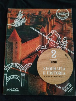 Pack 3 libros Xeografía e Historia 2 ESO Anaya