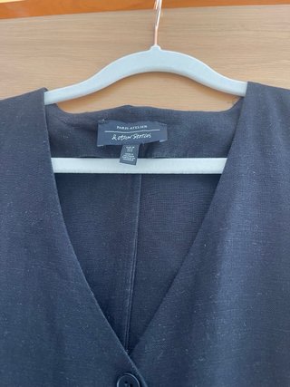 Vestido midi negro & Other Stories T.38