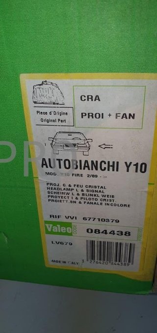 faro autobianchiy10 izquierdo valeo