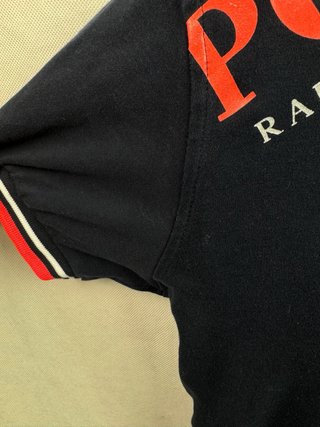 Polo Ralph Lauren Talla M Azul Marino y Rojo